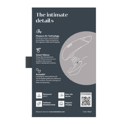 Womanizer Premium 2 - Black Boxed View