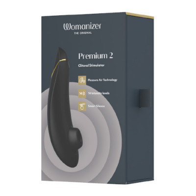Womanizer Premium 2 - Black Boxed View