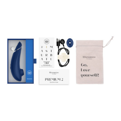 Womanizer Premium 2 - Blueberry Unboxed View