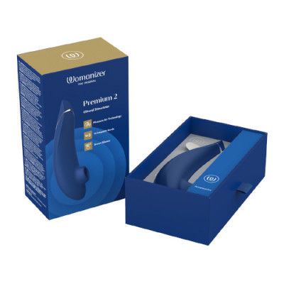 Womanizer Premium 2 - Blueberry Unboxed View
