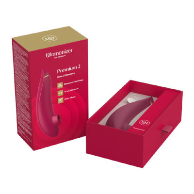 Womanizer Premium 2 - Bordeaux Unboxed View