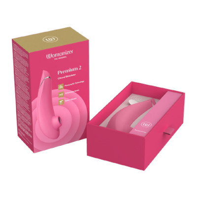 Womanizer Premium 2 - Raspberry Unboxed View