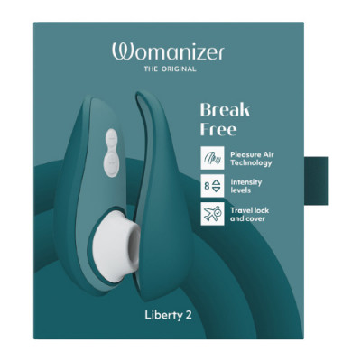 Womanizer Liberty 2 - Dark Petrol Boxed View