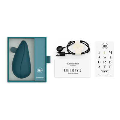 Womanizer Liberty 2 - Dark Petrol Boxed View