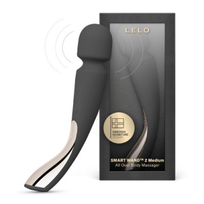 LELO - Smart Wand 2 Medium - Black Boxed View