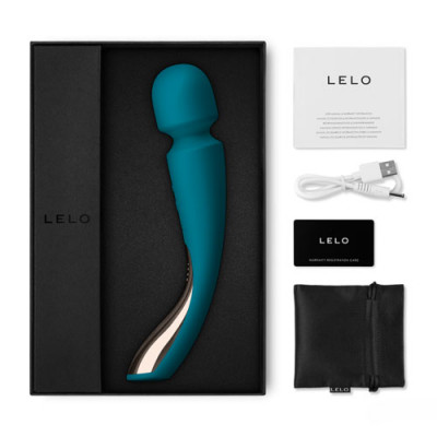 LELO - Smart Wand 2 Medium - Ocean Blue Unboxed View