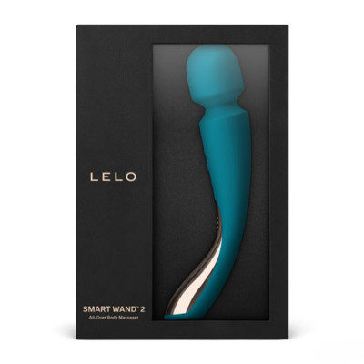 LELO - Smart Wand 2 Medium - Ocean Blue Boxed View