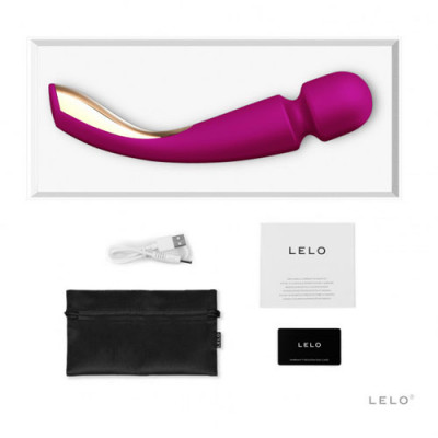 LELO - Smart Wand 2 Medium - Deep Rose Unboxed View
