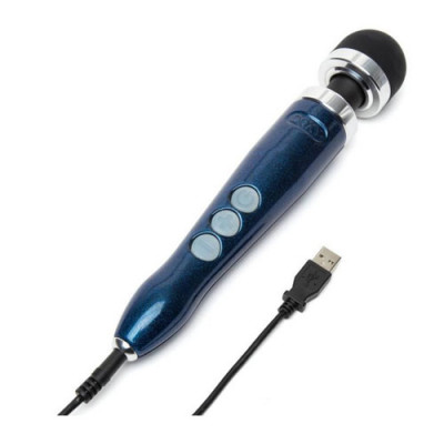 Doxy Die Cast 3R Massager Rechargeable - Blue Flame Unboxed View
