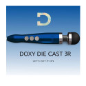 Doxy Die Cast 3R Massager Rechargeable - Blue Flame Unboxed View