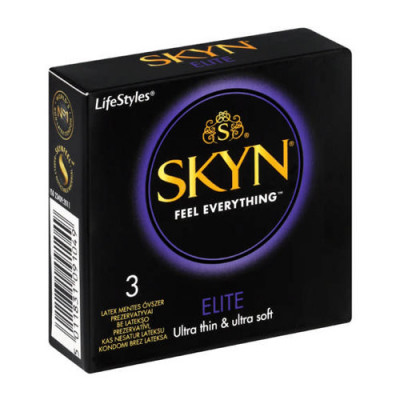 Skyn - Condom Elite 3 Pack Boxed View