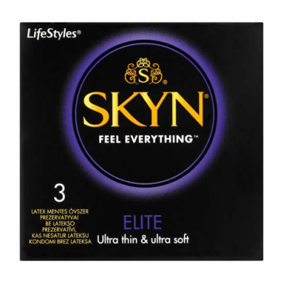 Skyn - Condom Elite 3 Pack Boxed View