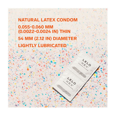 LELO - Hex Condoms - 12 Pack Boxed View