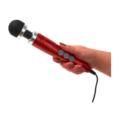 Doxy Number 3 Massager - Candy Red Unboxed View