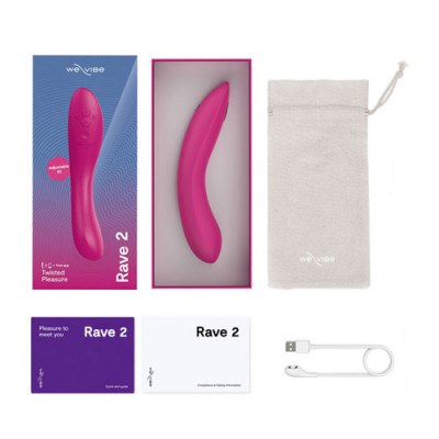 We-Vibe Rave 2 - Fuchsia Unboxed View