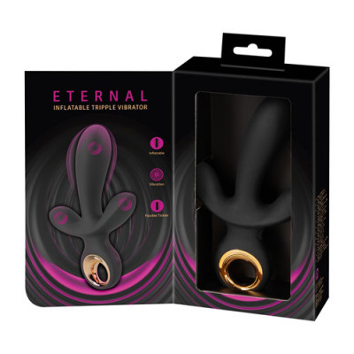 Eternal - Inflatable Triple Vibrator Boxed View