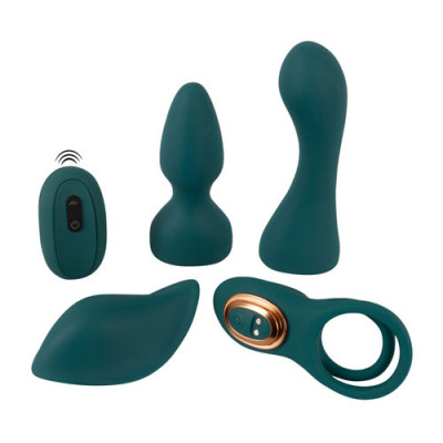 Couples Choice - RC Mini Vibrator with 4 Attachments Unboxed View