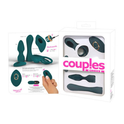 Couples Choice - RC Mini Vibrator with 4 Attachments Unboxed View