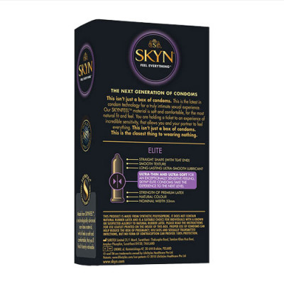 SKYN Elite Ultra Thin 10's Boxed View