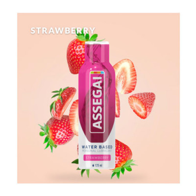 Assegai Lubricant - Strawberry - Bottled View