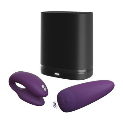 We-Vibe Chorus Couples Vibrator - Purple Unboxed View