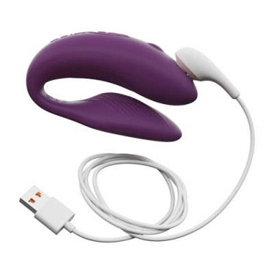 We-Vibe Chorus Couples Vibrator - Purple Unboxed View
