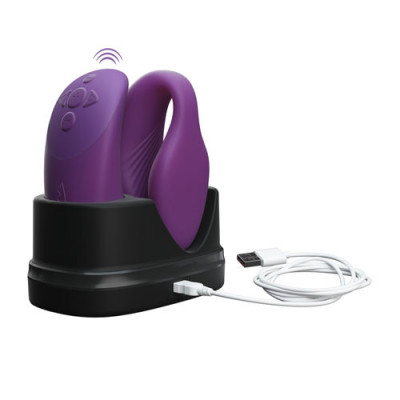 We-Vibe Chorus Couples Vibrator - Purple Unboxed View