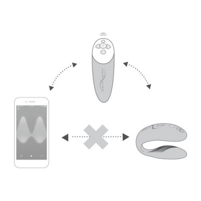 We-Vibe Chorus Couples Vibrator - Purple Unboxed View