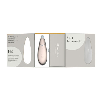 Womanizer Premium 2 - Warm Gray Boxed View