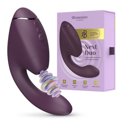 Womanizer Next Duo - Dark Purple Boxed View