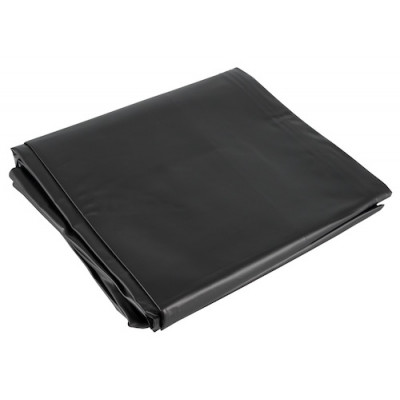 Black Vinyl Bed Sheet Unboxed View