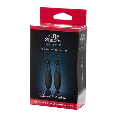 50 Shades of Grey - Sweet Torture Vibrating Nipple Stimulators Boxed View