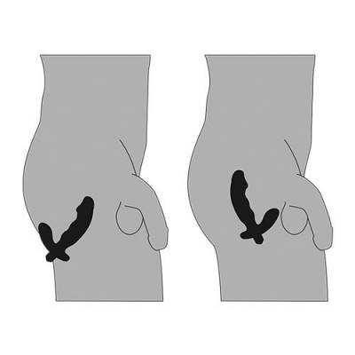 Rebel Cock Shaped Prostate Massager Diagram