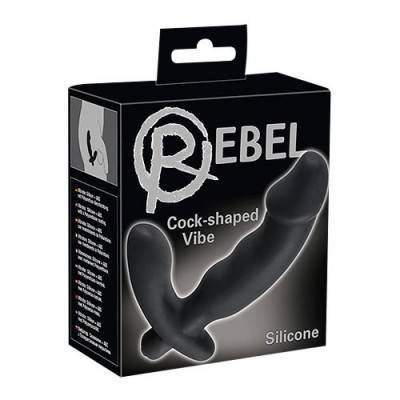 Rebel Cock Shaped Prostate Massager Boxed View