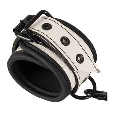 Bad Kitty - White Diamond Wrist Cuffs (BK-5) Cuffs