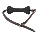 Bad Kitty - Black Silicone Gag Bone (BK-1) Front View