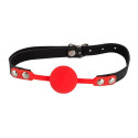 Bad Kitty - Red Silicone Ball Gag (BK-11) Front View