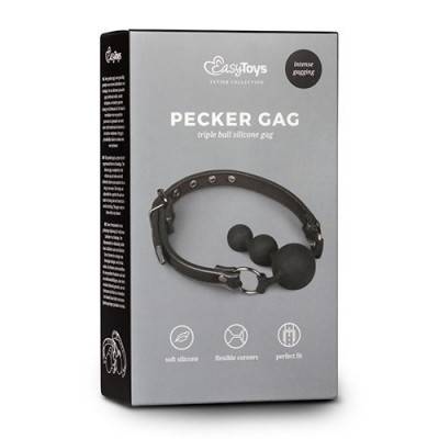 Pecker Gag - Tripple Ball Shaped (ET-2) Boxed View