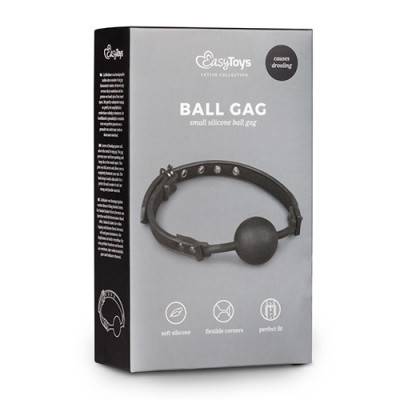 Ball Gag - Silicone Small (ET-3) Boxed View
