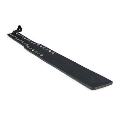 Long Leather Paddle - Studded Side View