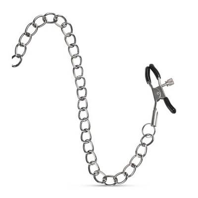 Ball Gag - with Holes & Nipple Clamps (ET-7) Chain