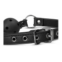 Ball Gag - with Holes & Nipple Clamps (ET-7) Strap