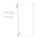 Classic Nipple Clamps With Chain (ET-3) Dimensions