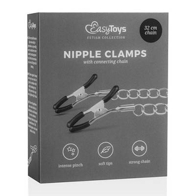 Classic Nipple Clamps With Chain (ET-3) Boxed View