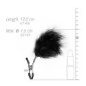 Nipple Clamps with Feather Teasers (ET-4) Unboxed View