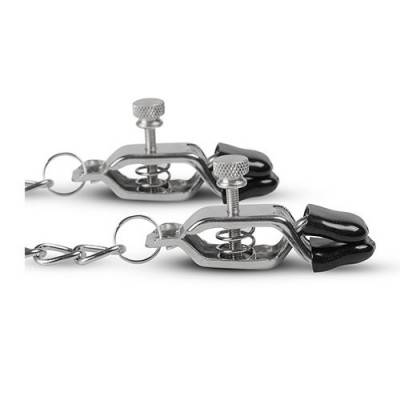 Strong Nipple Clamps with Chain (ET-6) Closeup View