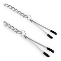 Tweezer Nipple Clamps with Chain (ET-7) Close Up