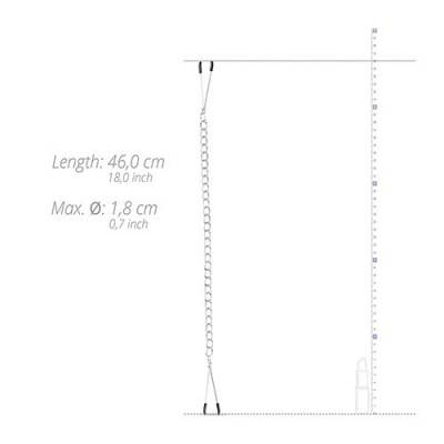 Tweezer Nipple Clamps with Chain (ET-7) Unboxed View