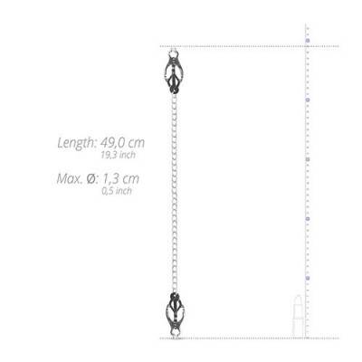 Japanese Clover Clamps with Chain (ET-8) Dimensions