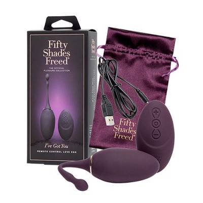50 Shades of Grey - I've Got You Remote Control Love Egg Open Box View